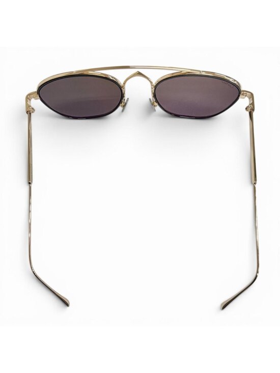 Cartier C de Cartier Two Bridge Sunglasses Gold Black Demo Lens Eyewear main image 4